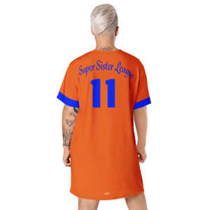 NR. 11 - Super Sister League - Orange T-shirt dress