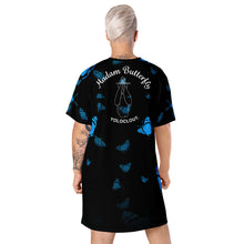 Load image into Gallery viewer, Madam Butterfly - blue BF - T-shirt dress
