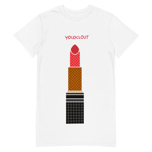 LIPSTICK - Super Sister League - Yoloclout. - T-shirt dress