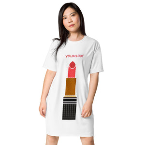 LIPSTICK - YOLOCLOUT. - T-shirt dress