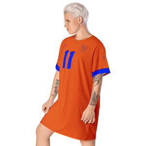 NR. 11 - Super Sister League - Orange T-shirt dress