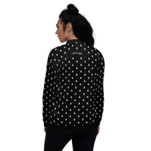 Load image into Gallery viewer, Horu (Who are you?) Black Raindrop Unisex Bomber Jacket
