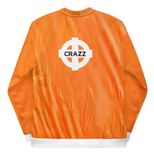 Load image into Gallery viewer, CRAZZ - Orange - Unisex Bomber Jacket
