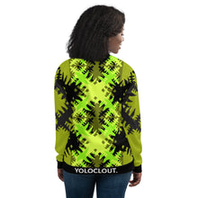 Load image into Gallery viewer, CROSS FIT - green/black - Yoloclout. - Unisex Bomber Jacket
