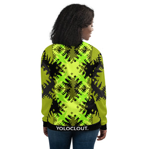 CROSS FIT - green/black - Yoloclout. - Unisex Bomber Jacket