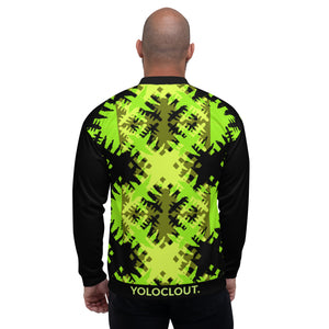 CROSS FIT - Green/Black - Yoloclout. - Unisex Bomber Jacket