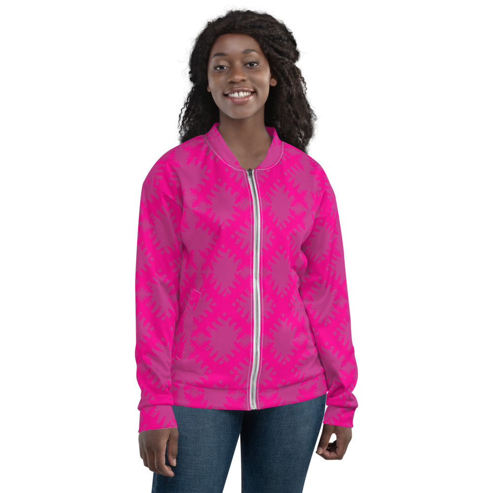 SHOUT FIT - Pink - unisex Bomber Jacket