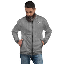 Load image into Gallery viewer, CODECODE - Light Grey Unisex Bomber Jacket
