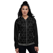 Load image into Gallery viewer, TRANSFORMER - Black - Unisex Bomber Jacket
