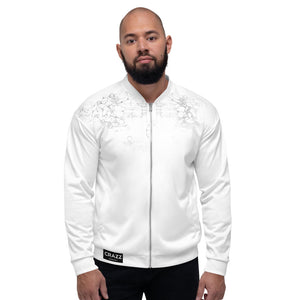 CRAZZ - White - Unisex Bomber Jacket