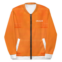 Load image into Gallery viewer, CRAZZ - Orange - Unisex Bomber Jacket
