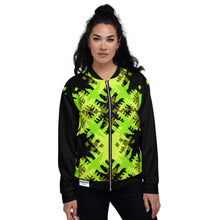 Load image into Gallery viewer, CROSS FIT - Green/ Black - Unisex Bomber Jacket
