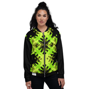 CROSS FIT - Green/ Black - Unisex Bomber Jacket