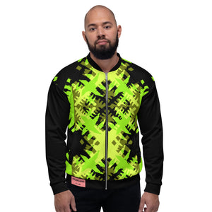 CROSS FIT - Green/Black - Yoloclout. - Unisex Bomber Jacket