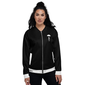 Hanging from Heaven - Black - Unisex Bomber Jacket