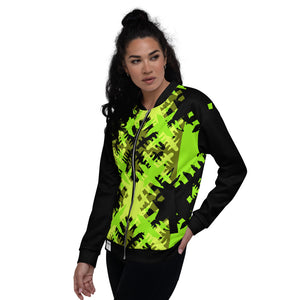 CROSS FIT - Green/ Black - Unisex Bomber Jacket