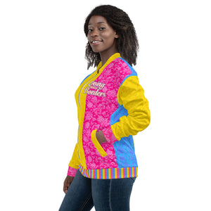 LOVING WITHOUT BORDERS - Pride - Unisex Bomber Jacket