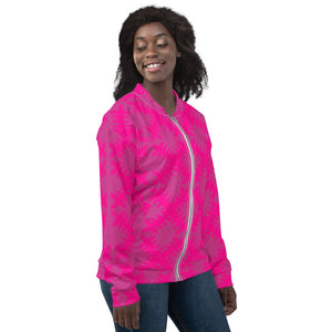 SHOUT FIT - Pink - unisex Bomber Jacket