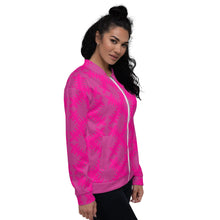 Load image into Gallery viewer, SUPER SISTER LEAGUE - Pink - Unisex Bomber Jacket
