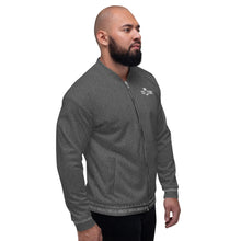 Load image into Gallery viewer, CODECODE - Dark Grey Unisex Bomber Jacket
