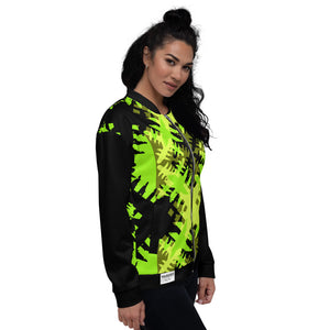 CROSS FIT - Green/ Black - Unisex Bomber Jacket