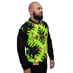 CROSS FIT - Green/Black - Yoloclout. - Unisex Bomber Jacket