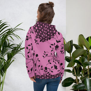 Floral Fit - Lilla Unisex Hoodie