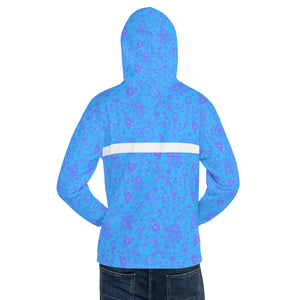 Blue Sport - Floral Unisex Hoodie