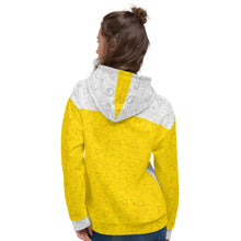 Load image into Gallery viewer, Mice and bananas - Grey/Yellow Floral Unisex Hoodie
