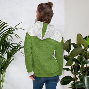 Green Between - Floral  Unisex Hoodie