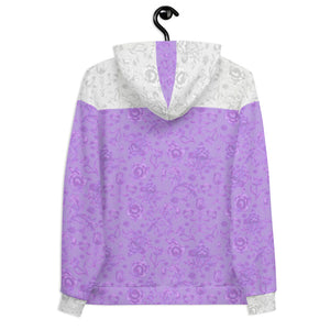 Lilac Floral Unisex Hoodie