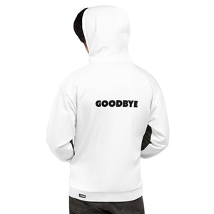 HELLO/GOODBYE - Flipmode - B&W - Unisex Hoodie