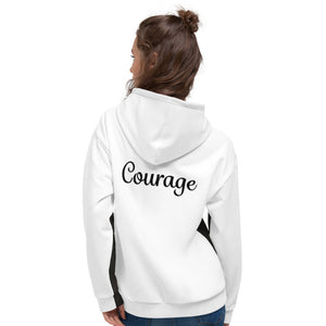 SISTER/COURAGE- Flipmode - W&B - Unisex Hoodie