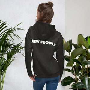 BRAVE / NEW PEOPLE - Flipmode - B&W - Unisex Hoodie