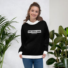 Load image into Gallery viewer, SUPER SISTER LEAGUE - B&amp;W - Unisex Hoodie
