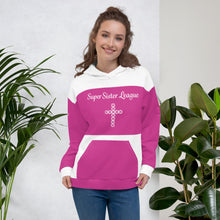 Load image into Gallery viewer, SUPER SISTER LEAGUE - Holy Closet - Pink Unisex Hoodie
