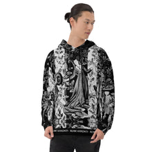 Load image into Gallery viewer, ROSE GARDEN - Fine Art Fit - Dark Grey Unisex Hoodie
