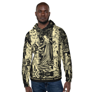 ROSE GARDEN - Yellow Fine Art Unisex Hoodie