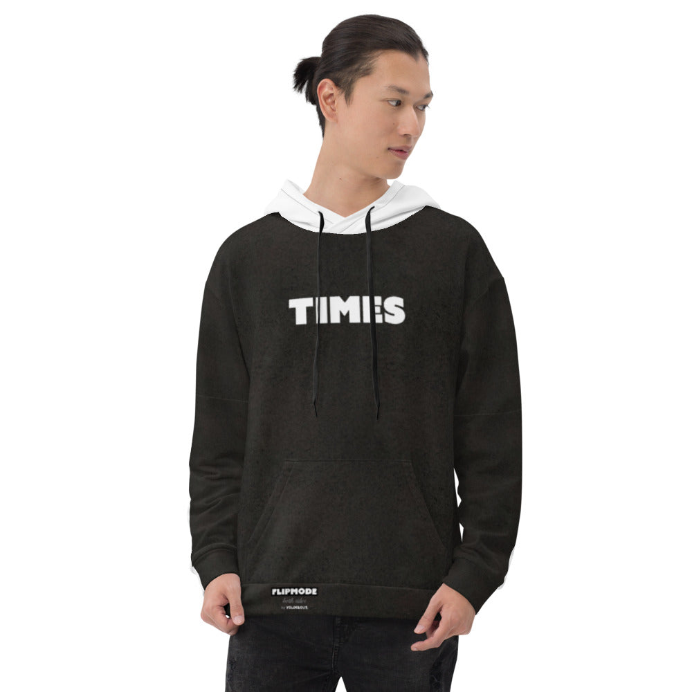 TIMES/CHANGE  -  Flipmode  -  B&W - Unisex Hoodie