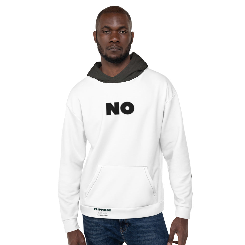 NO/DIRECTION - Flipmode - W&B - Unisex Hoodie