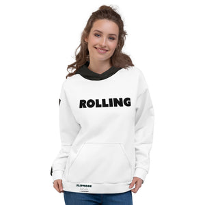 ROLLING/STONE - Flipmode - W&B - Unisex Hoodie