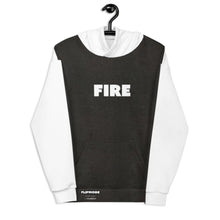 Load image into Gallery viewer, FIRE/STONE - Flipmode - B&amp;W - Unisex Hoodie
