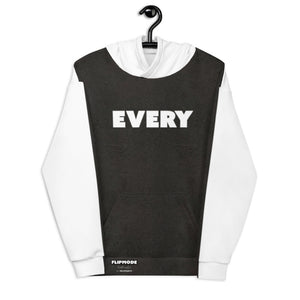 EVERY/THING - Flipmode - B&W - Unisex Hood