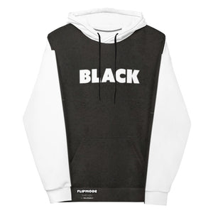 BLACK/SUN - Flipmode - W&B - Unisex Hoodie