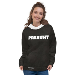 PRESENT/PAST - Flipmode - W&B Unisex Hoodie