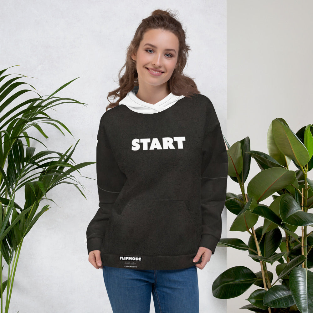 START/UP - Flipmode - B&W - Unisex Hoodie