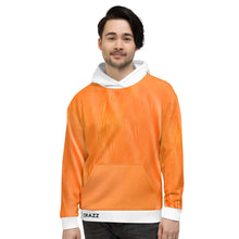 Load image into Gallery viewer, CRAZZ - Orange Plastic Coating Look - Unisex Hoodie
