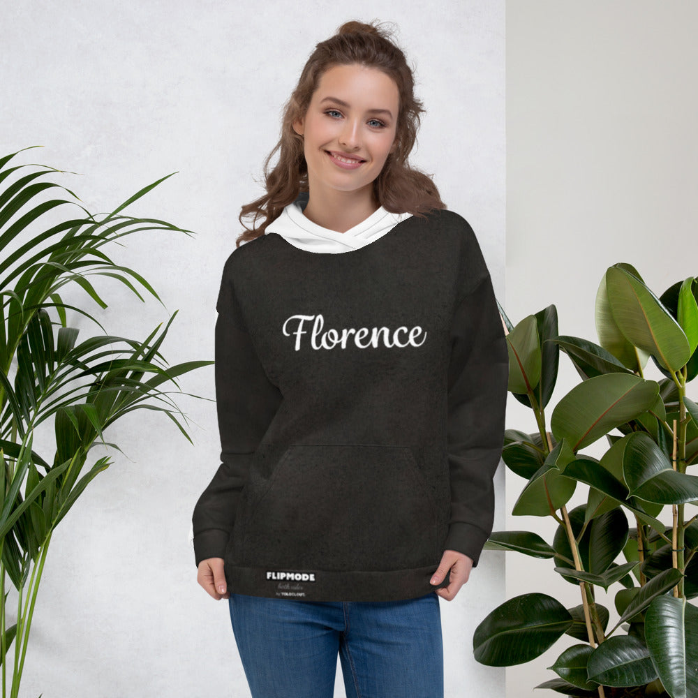 FLORENCE/NIGHTINGALE - Flipmode - B&W - Unisex Hoodie