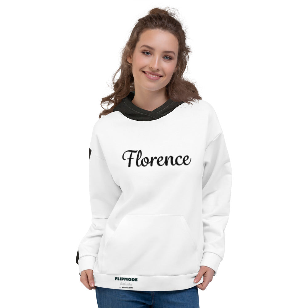 FLORENCE/NIGHTINGALE- Flipmode - W&B - Unisex Hoodie