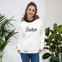 Load image into Gallery viewer, SISTER/COURAGE - SSL - Flipmode - W&amp;B - Unisex Hoodie
